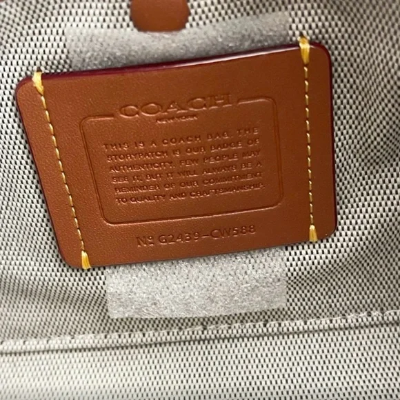 Coach Juliet Metallic Silver Bag - Picture 5 of 16